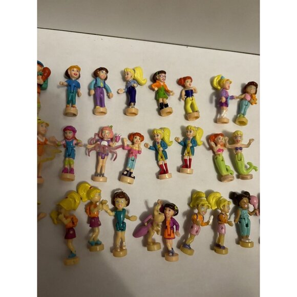 Vintage Late 90s early 2000s Polly Pocket Figures, lot Of 35 - Picture 6 of 7